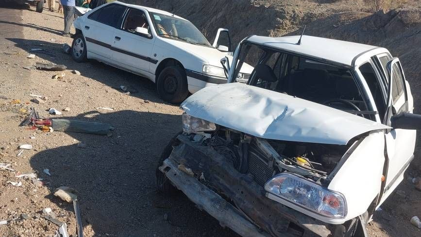 تصادف پراید و پژو در جاده میامی به سبزوار ۷ مصدوم برجای گذاشت