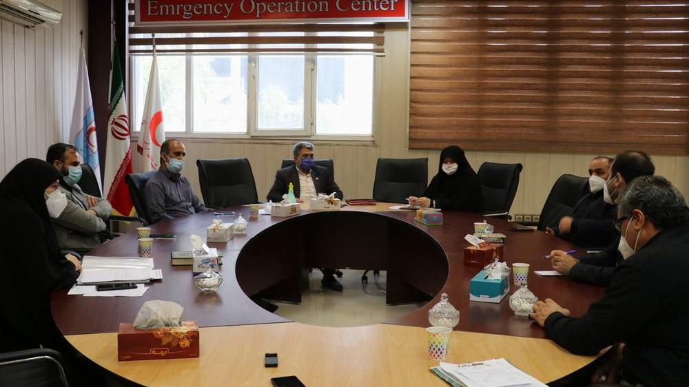 دومین نشست کمیته استانی هماهنگی، راهبری و نظارت بر خانه های هلال خوزستان برگزار شد 