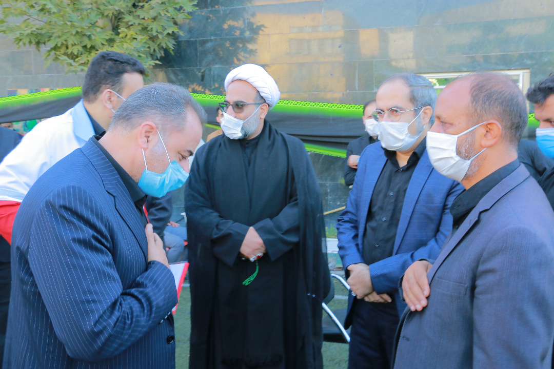 با حضور عزاداران حسینی؛ مراسم یادبود روح الله رجایی در ساختمان صلح برگزار شد + تصاویر