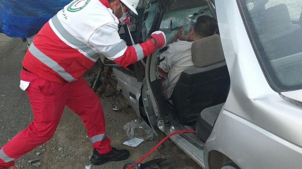 امدادرسانی هلالاحمر تربتحیدریه به 3 مصدوم در حوادث جادهای شهرستان