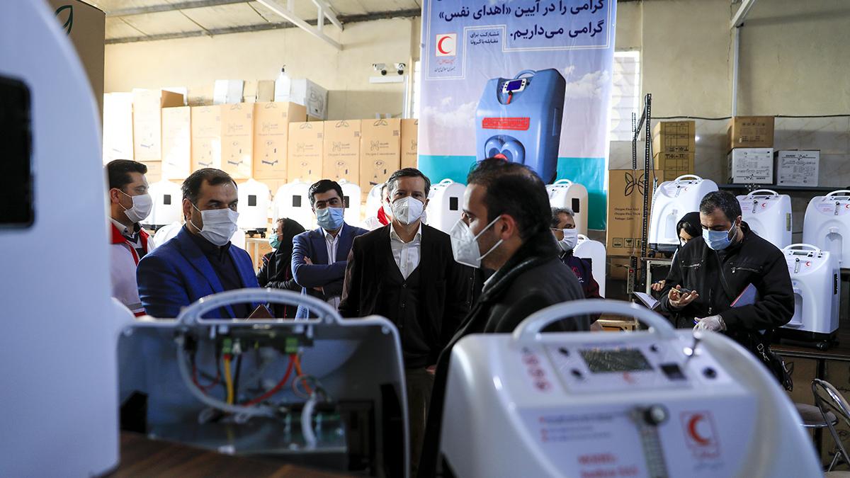 تامین و توزیع 400 دستگاه اکسیژن‌ساز خانگی در کشور از سوی هلا‌ل‌احمر 