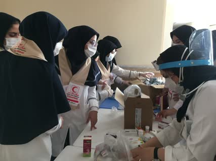اعزام کاروان سلامت داوطلبان جمعیت هلال احمر به روستاهای بخش مرکزی قم
