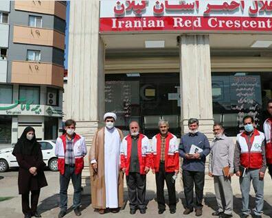 تقدیر نماینده مردم رشت در مجلس شورای اسلامی از عملکرد  هلال احمر گیلان در پیشگیری از شیوع ویروس کرونا