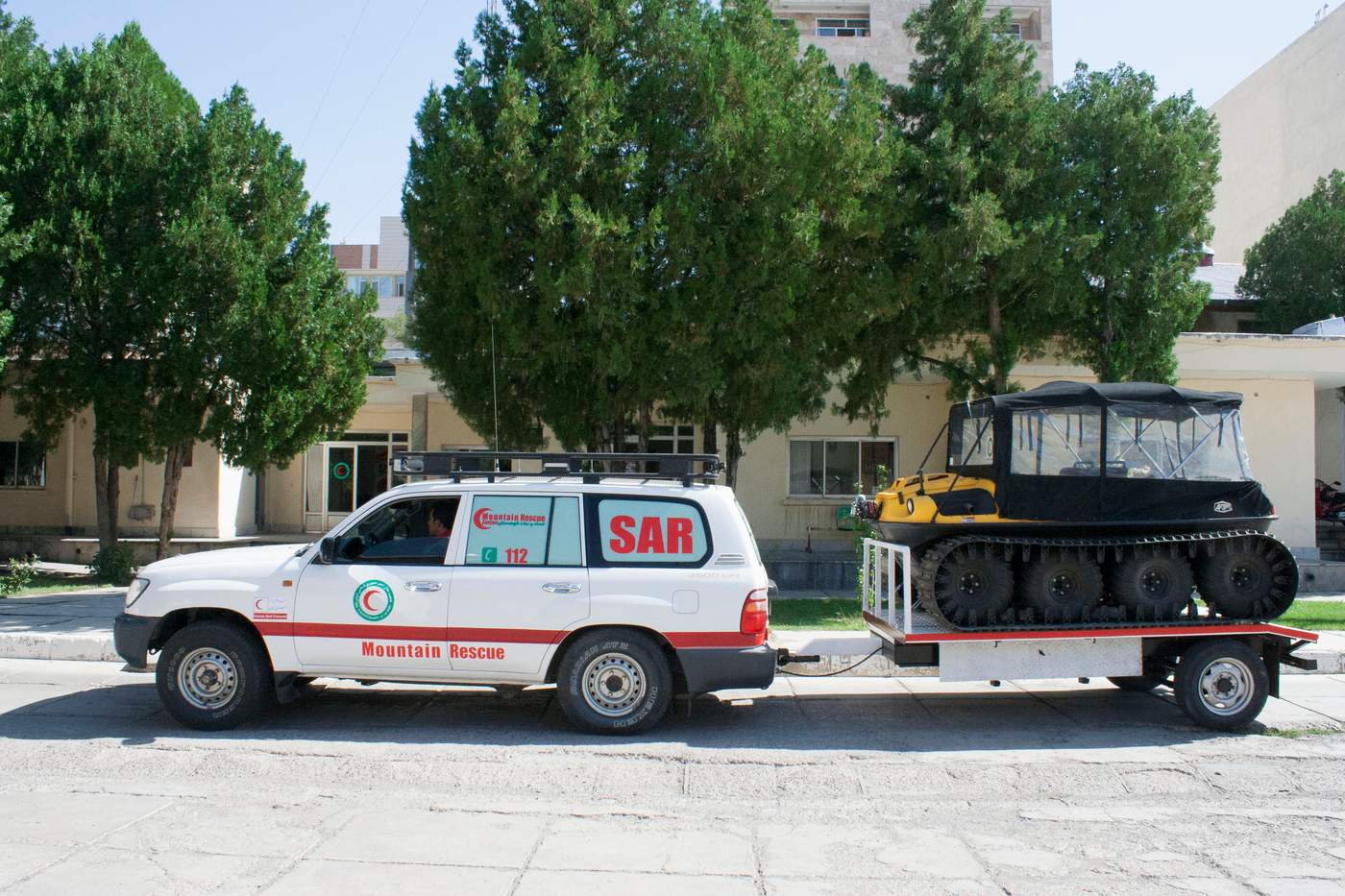 	ساخت یدک کش خودروی عملیاتی آرگو به همت نجاتگران هلال احمر زنجان 