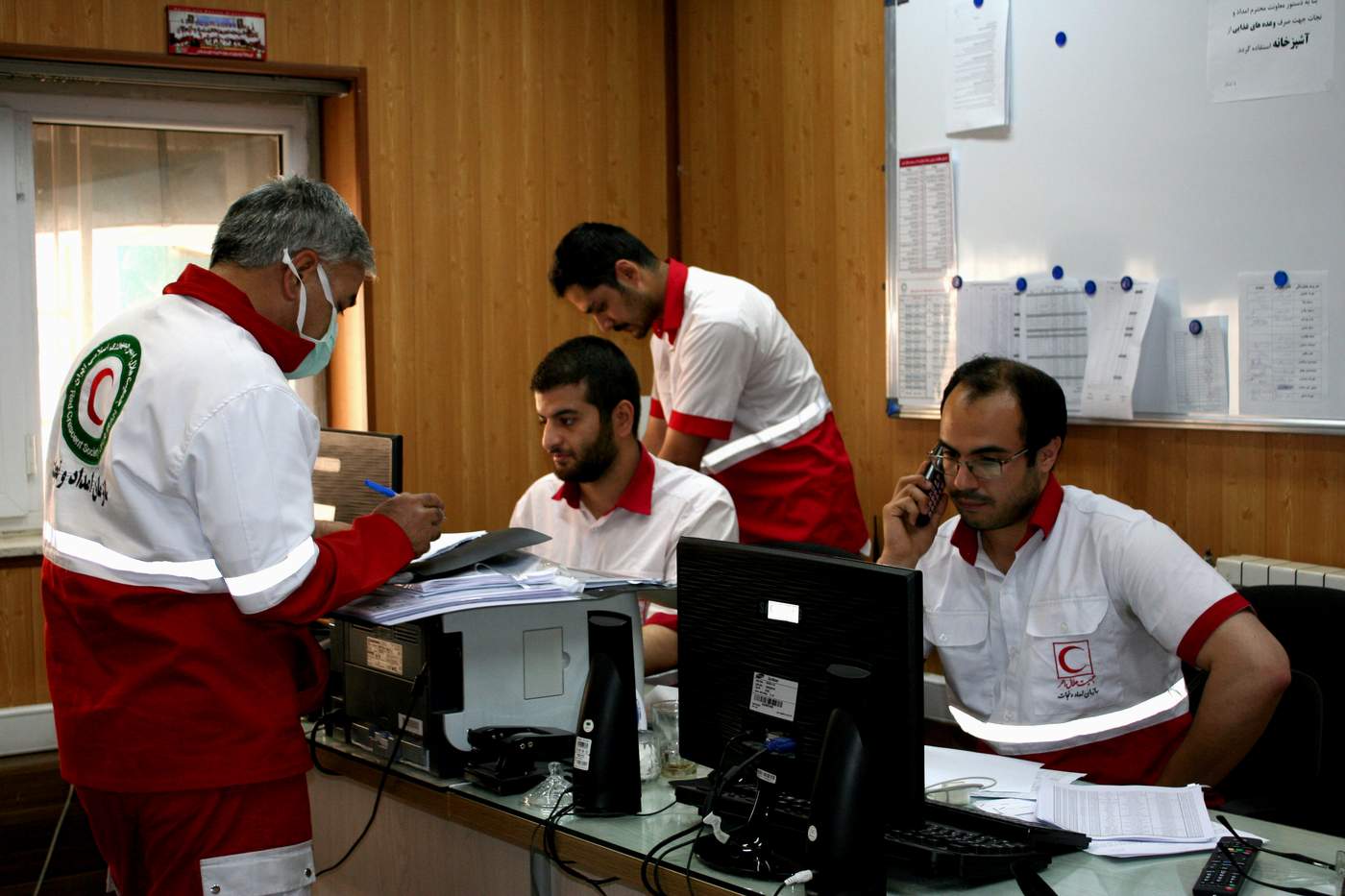 اجرای مانور زلزله فرضی در سرخه دیزج استان زنجان