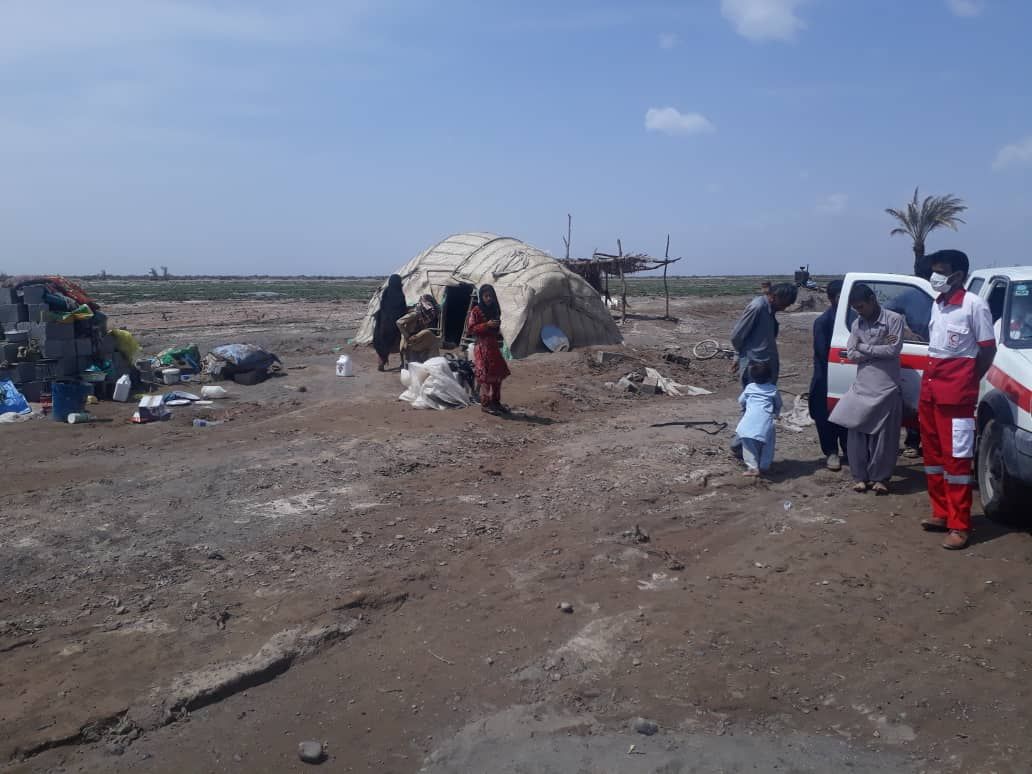 امداد رسانی هلالاحمر سیستان و بلوچستان به ۳۶۵ سیل زده در 2 روز گذشته