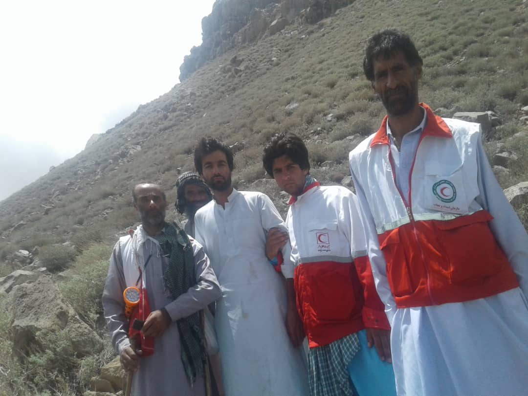 ۱۸ ساعت در جستوجوی فرد مفقود شده در کوهستان تفتان