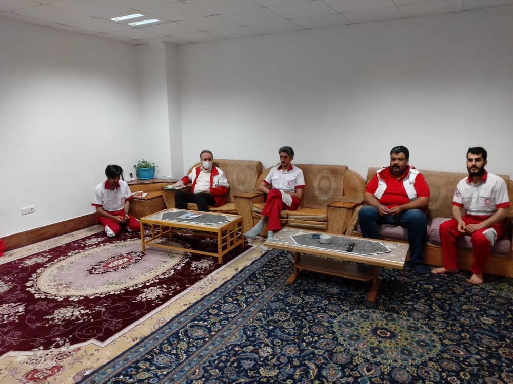 مانور ساعت صفر در هلال احمر زنجان