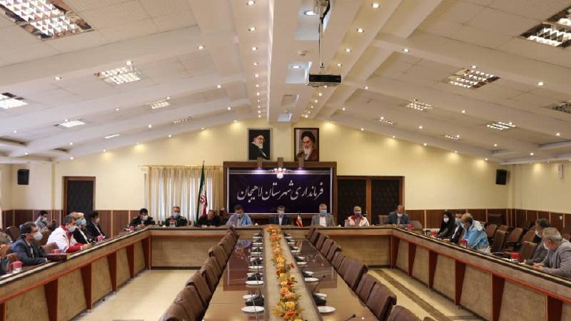 برگزاری نشست ستاد پیشگیری، هماهنگی و فرماندهی عملیات پاسخ به بحران در لاهیجان