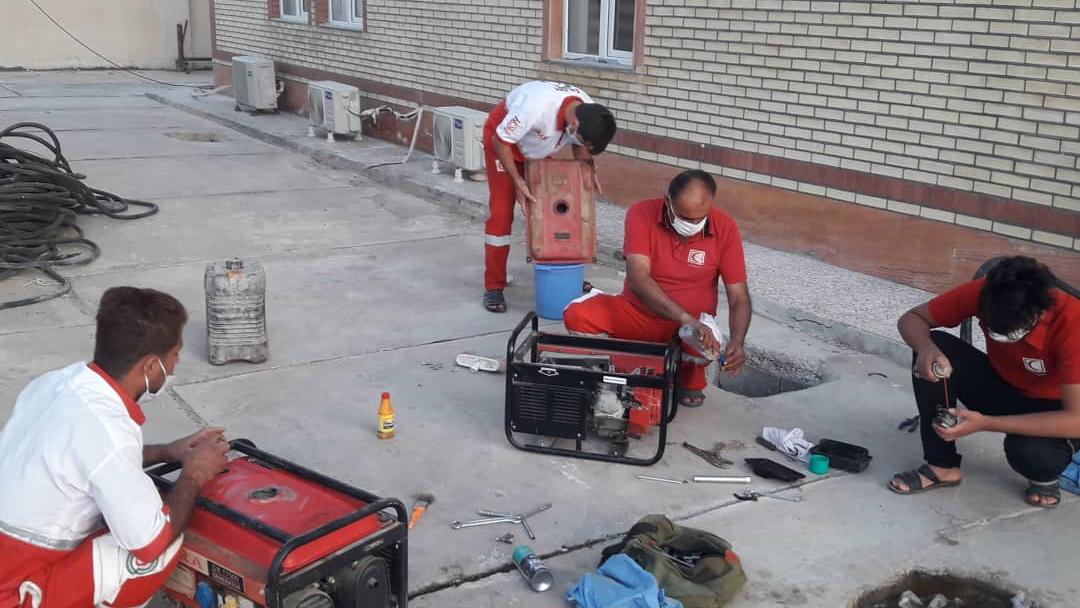 آمادگی تیم های عملیاتی هلال احمر استان بوشهر در مواجهه با سیلاب