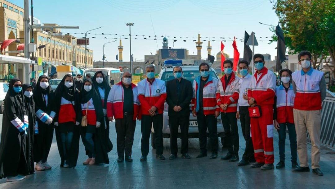 خدمت‌رسانی هلال‌احمر به ۴۵ هزار زائر ‌بارگاه ملکوتی ‌امام هشتم