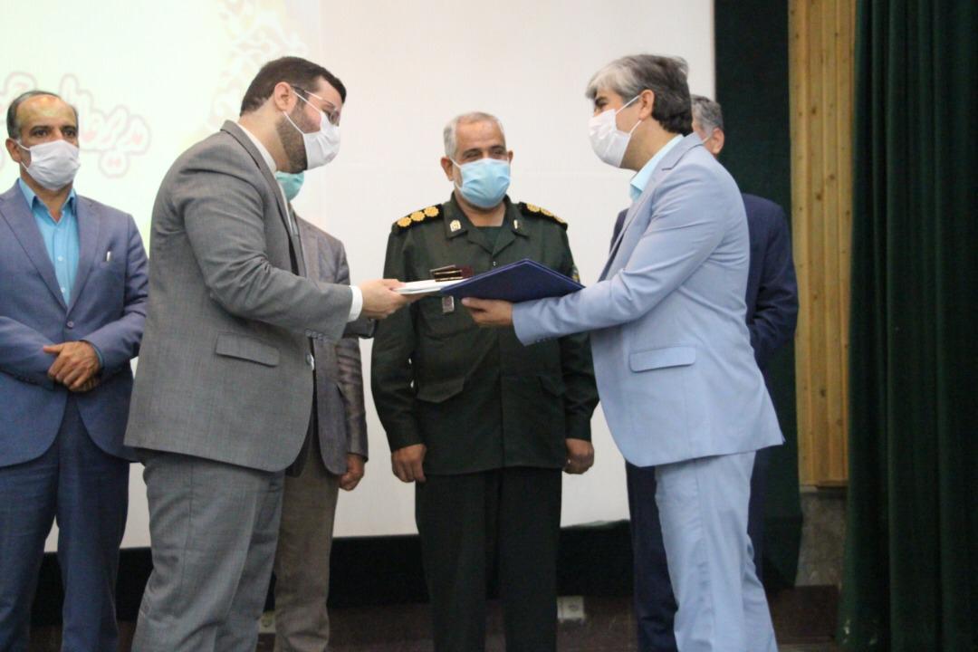برگزاری مراسم تکریم و معارفه مدیرعامل جمعیت هلال احمر استان مرکزى