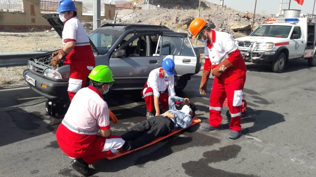 پوشش امدادی ۶۶۰ حادثه از سوی هلال احمر تهران 