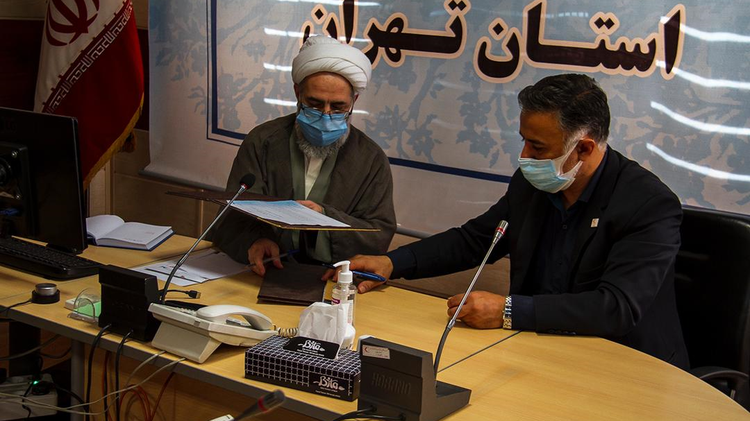 امضای تفاهم نامه همکاری میان مرکز خدمات حوزه های علمیه و هلال احمر استان تهران