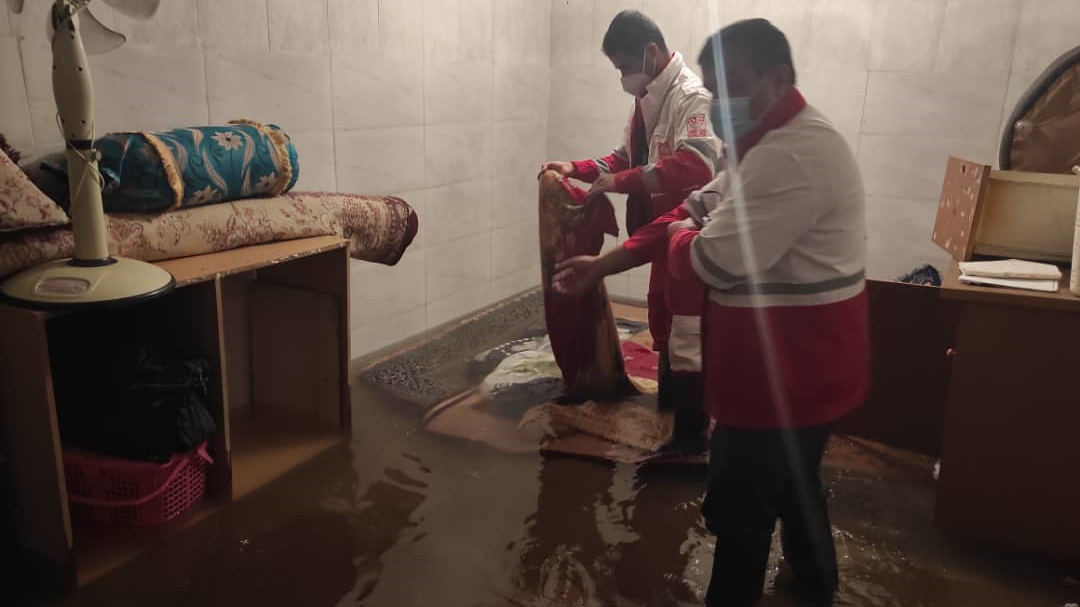 امدادرسانی به ۷۳۴ نفر متأثر از بارش باران در خوزستان