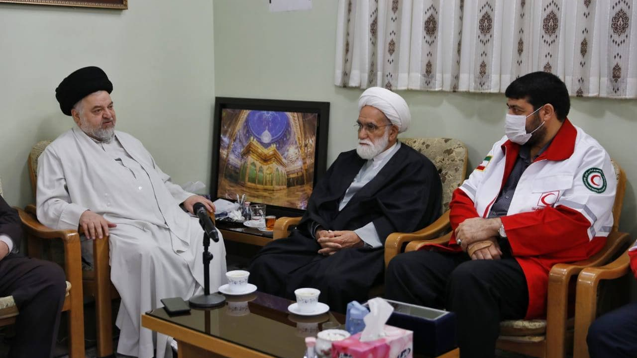 معزی در دیدار با حجت الاسلام شهرستانی خواستار شد:حمایت علما نقش عمده‌ای در افزایش اعتبار هلال احمر دارد