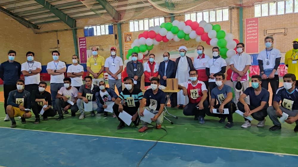 رقابت نجاتگران جمعیت هلال‌احمر هرمزگان در آزمون درجه ایثار