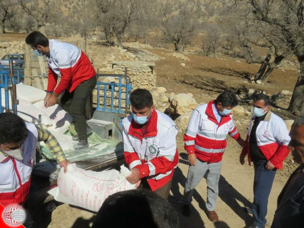 توزیع 280 کیسه آرد میان خانواده های کمبرخوردار روستایی در خوزستان