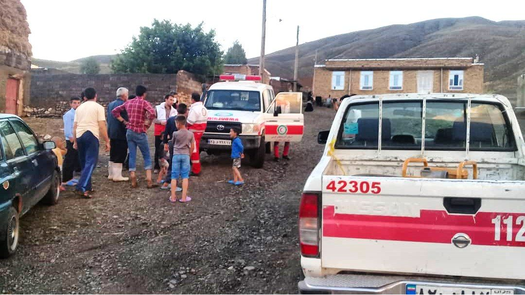 عملیات امدادرسانی شبانه به سیل‌زدگان در چالدران