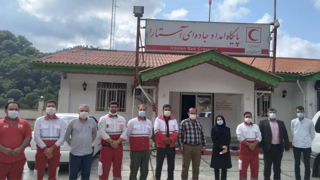 مدیر کل منابع انسانی و تحول اداری هلال احمر به گیلان سفر کرد