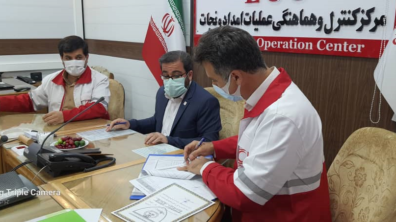 برگزاری کمیته ارتقاء درجه نجاتگران هلال احمر استان قم