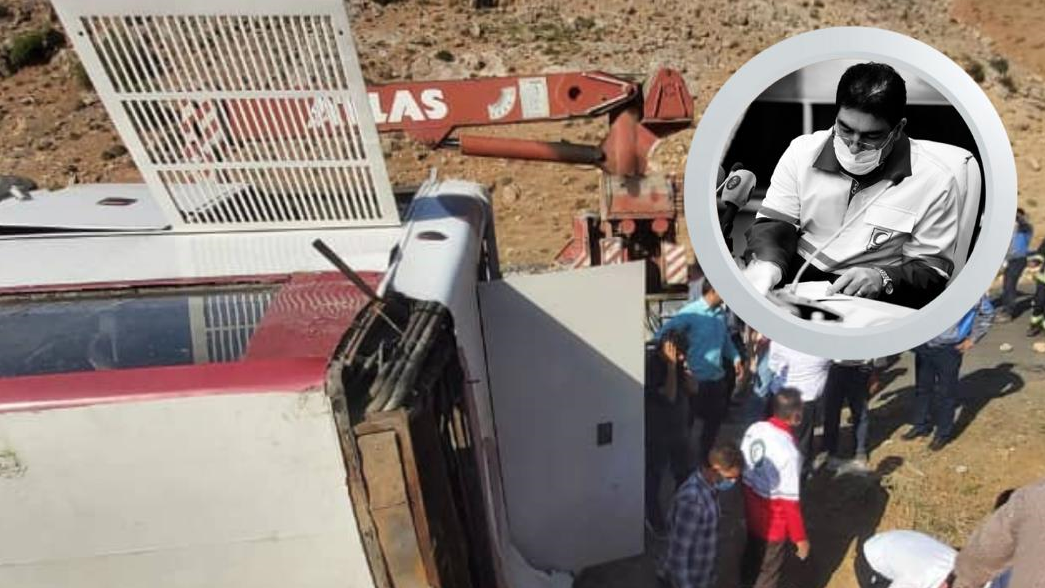 رئیس جمعیت هلالاحمر درگذشت دو خبرنگار را بر اثر واژگونی اتوبوس خبرنگاران در نقده تسلیت گفت
