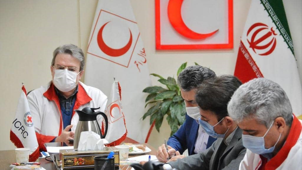 تقدیر جانشین رئیس دفتر نمایندگی کمیته بین المللی صلیب سرخ از اجرای پروژههای هلال احمر خراسان رضوی