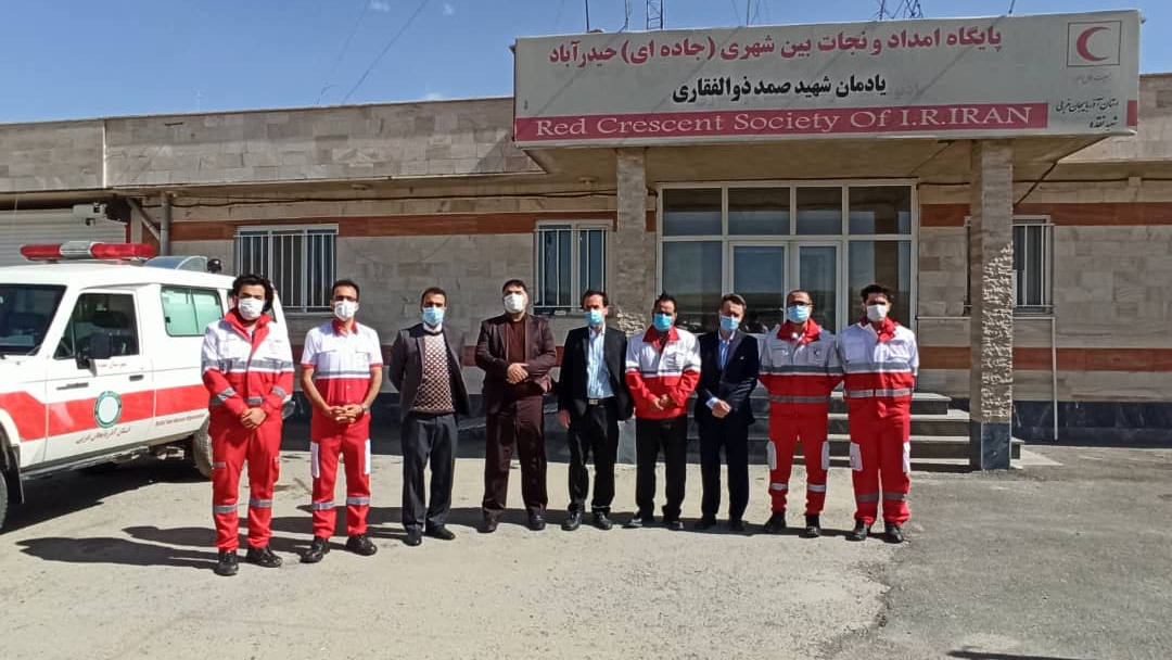 بازدید خزانه دار کل جمعیت هلال احمر از پایگاههای امدادی جنوب استان آذربایجان غربی