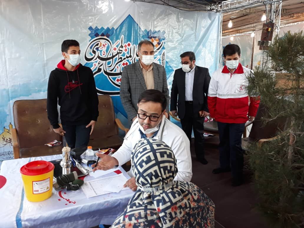پوشش امدادی درمانی 1706 تن از زائران مسجد مقدس جمکران در نیمه شعبان 