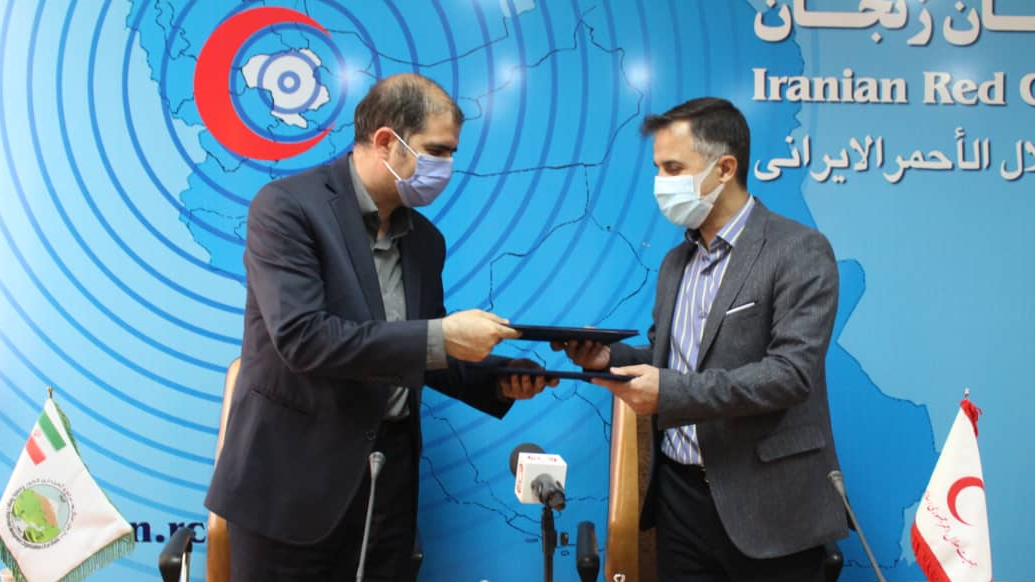 تفاهمنامه همکاری بین هلال احمر زنجان و اداره کل منابع طبیعی استان امضا شد