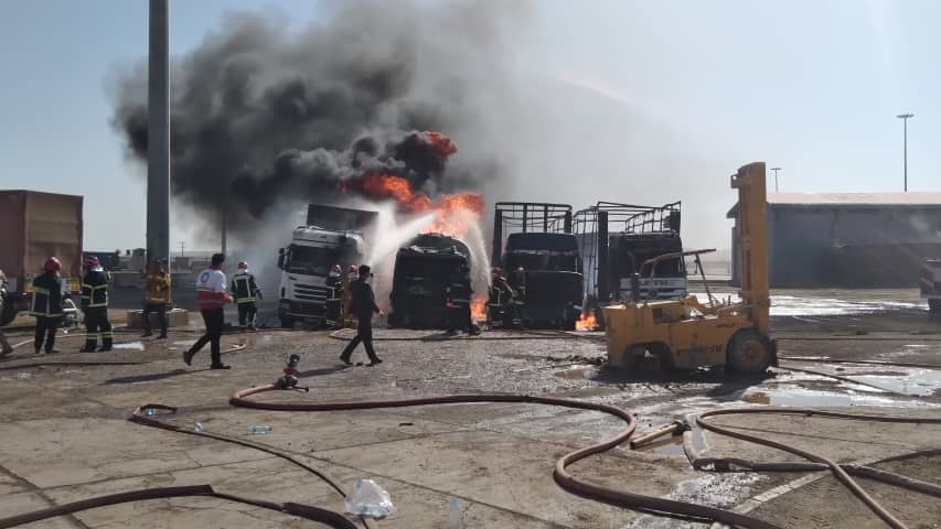 انفجار در گمرک مرزی دوغارون/ هلالاحمر آمادهباش است