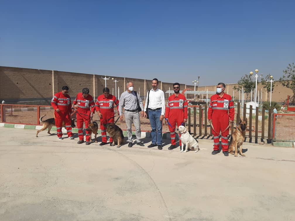 بازدید نماینده صلیب سرخ در بیروت و مربی صلیب سرخ آلمان از مرکز آموزش تیم آنست البرز