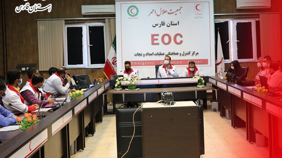 دوره آموزش تخصصی "سامانه اسکان اضطراری" در هلال‌احمر فارس برگزار شد