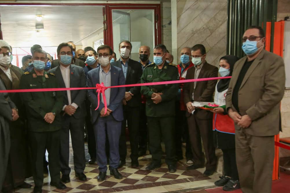 مرکز تجمیعی واکسیناسیون هلال احمر کردستان راه اندازی شد