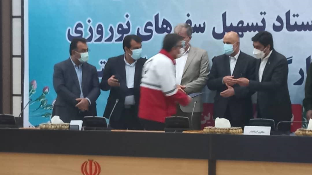 قدردانی استاندار بوشهر از جمعیت هلالاحمر برای خدمترسانی در ایام نوروز