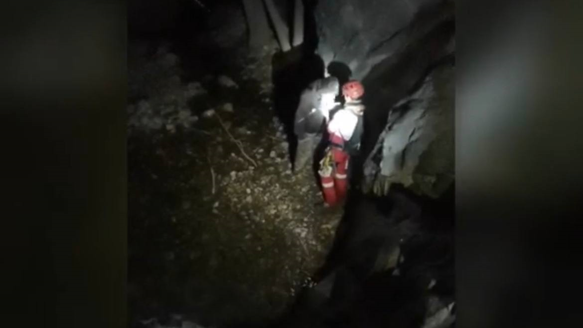 نجات یک مرد 40 ساله بعد از 48 ساعت گرفتاری در یک دره
