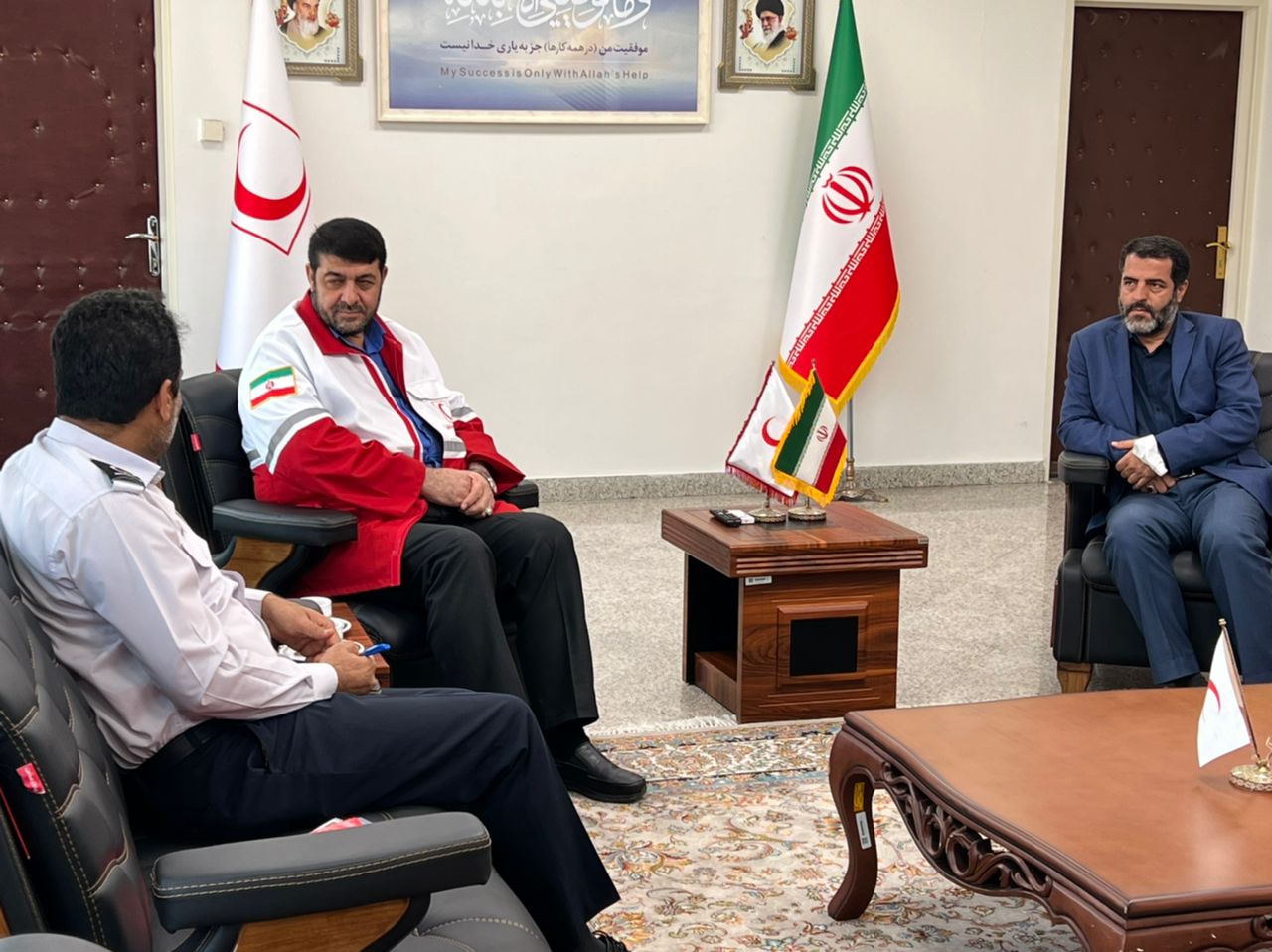 دیدار مدیرعامل سازمان آتش نشانی تهران با دکتر کولیوند