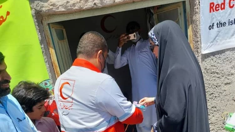 افتتاح خانه هلال روستای چاهننده در بخش مرکزی فنوج