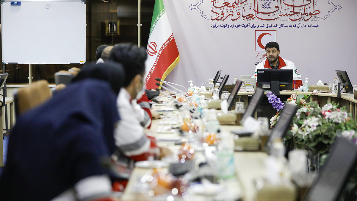 خدمت صادقانه و بی منت اصول کار امدادگران هلال‌احمر است