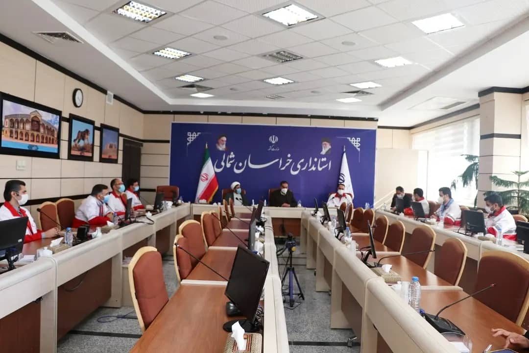 دیدار مدیر عامل جمعیت هلال احمر استان خراسان شمالی با استاندار