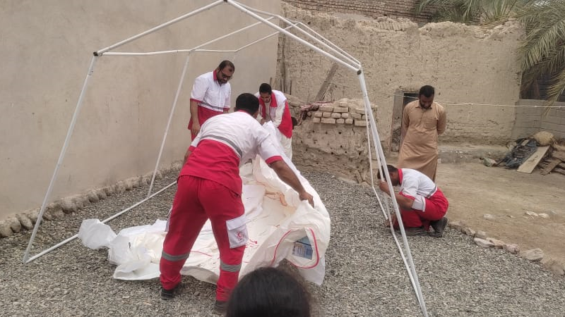 اسکان اضطراری ۹۱ نفر در روستاهای سیلزده سیستان و بلوچستان