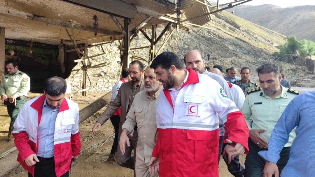 بازدید میدانی دکتر کولیوند و وزیرکشور از مناطق سیلزده تهران