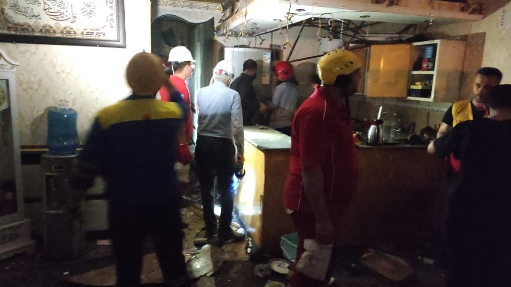 انفجار ناشی از نشت گاز در یک واحد مسکونی در خوزستان ۴مصدوم بر جای گذاشت