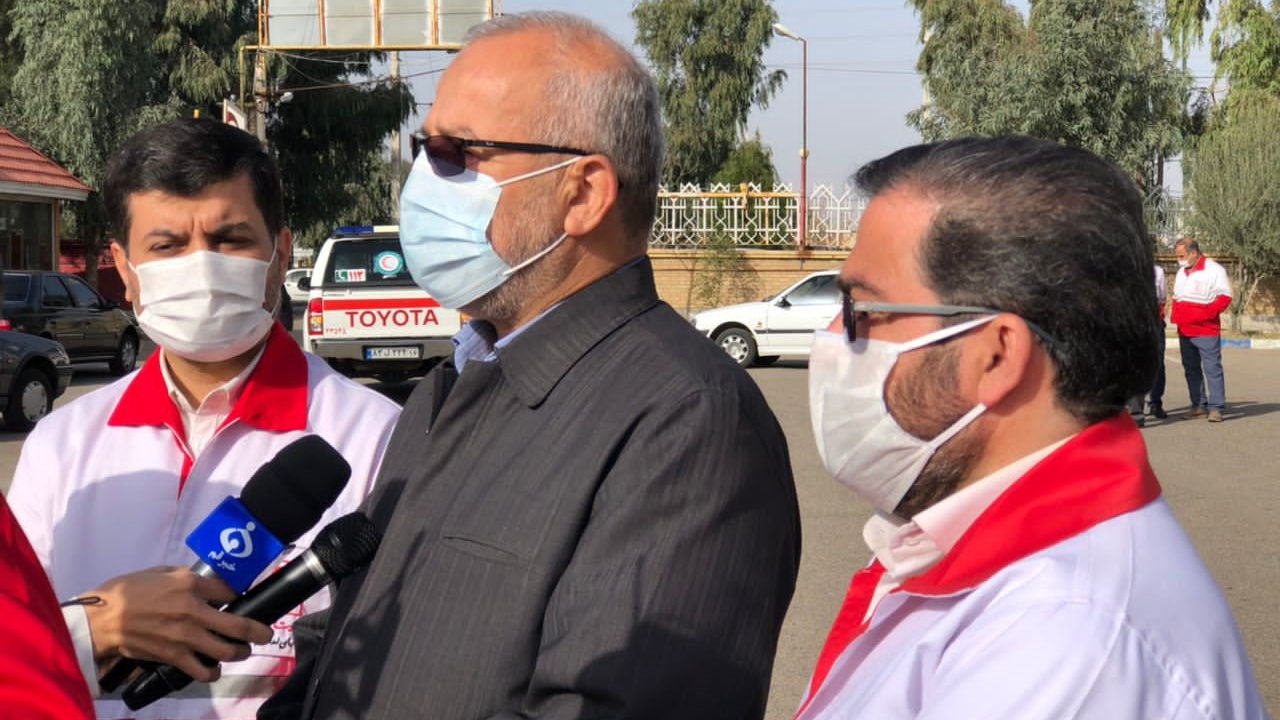 بازدید استاندار قم از توانمندیهای امدادی و پایگاههای نوروزی هلال احمر