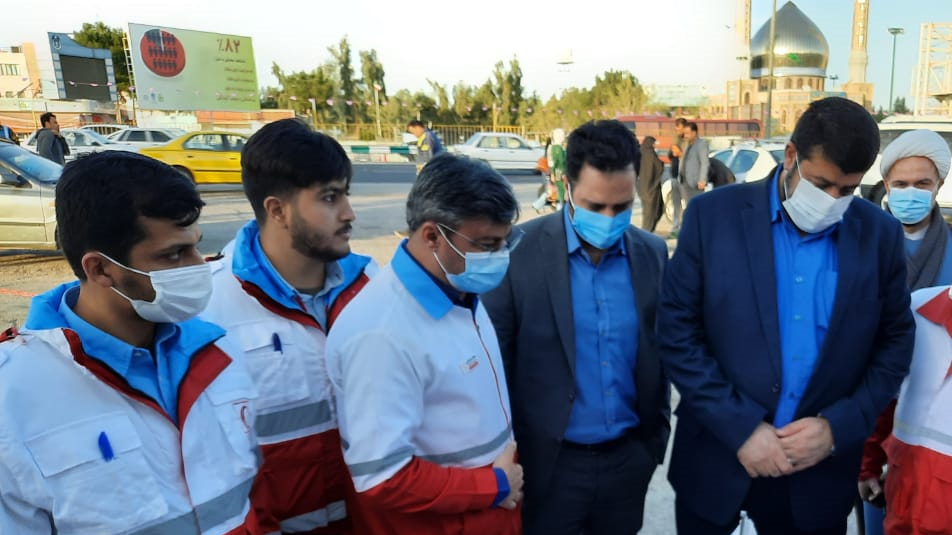 حضور دکتر کولیوند در طرح منتظران ظهور هلالاحمر در مسجد جمکران/ گزارش تصویری
