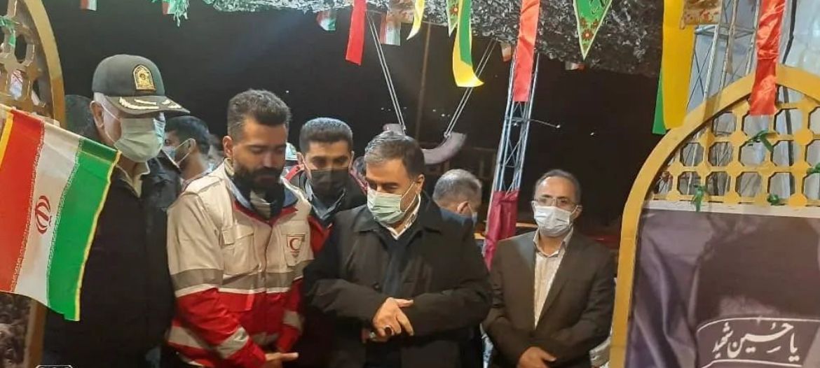 بازدید استاندار مازندران از پست ایمنی و سلامت مسافران نوروزی هلال احمر سوادکوه