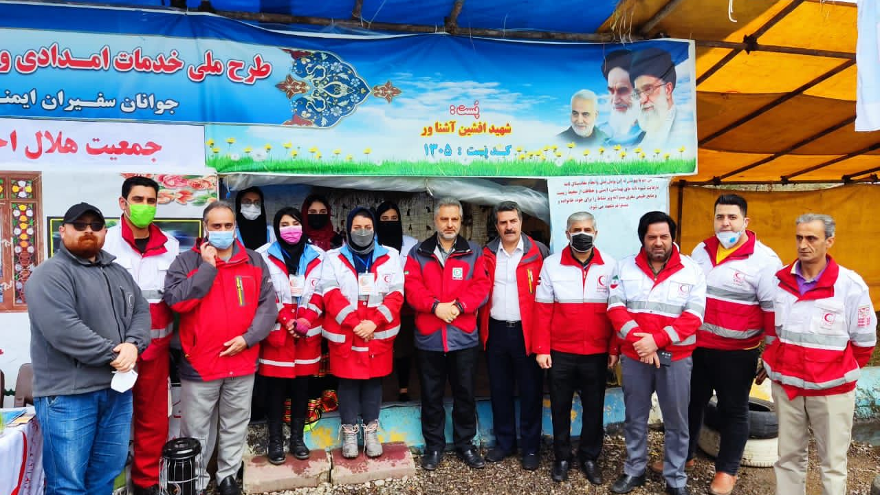 بازدید رئیس سازمان امداد و نجات از پایگاههای امداد و نجات نوروزی گیلان