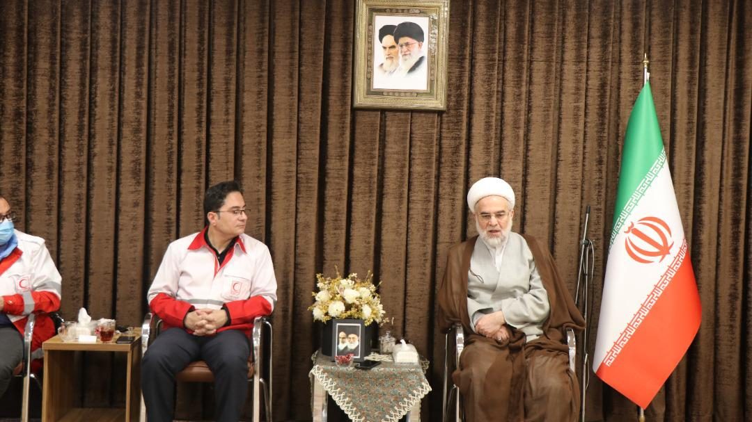 کارکردن در هلالاحمر افتخاری بزرگ و بسیار ارزشمند است