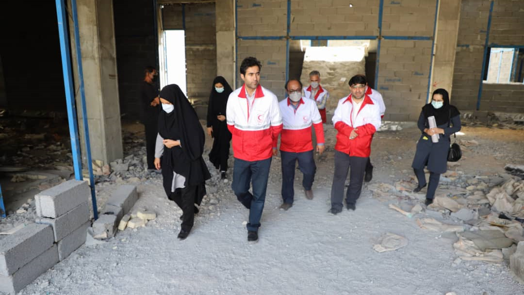 حضور رئیس حوزه دبیر کل و مدیرکل املاک جمعیت هلالاحمر در بندرعباس