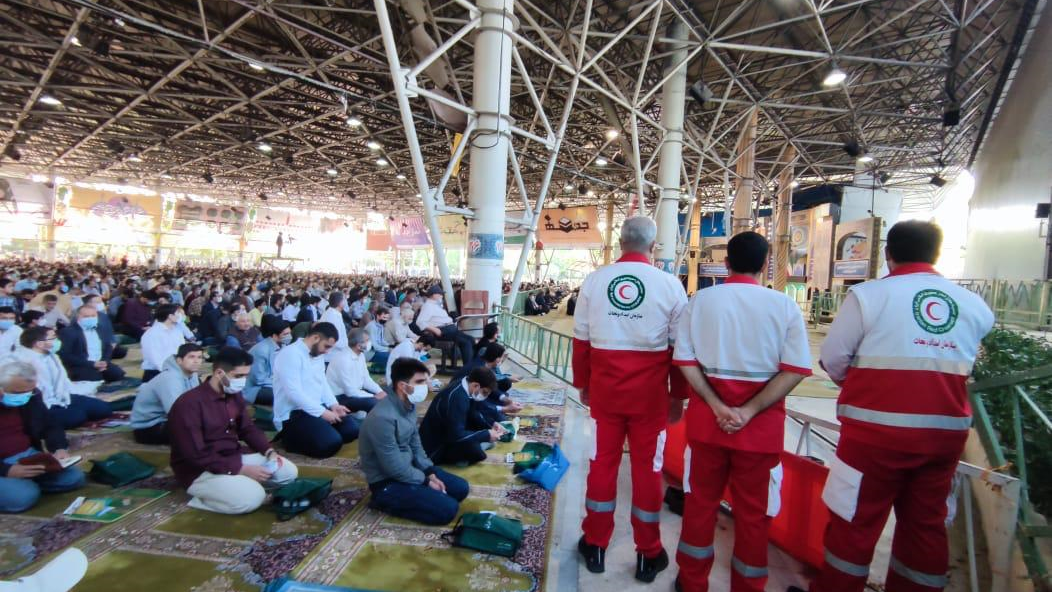 پوشش امدادی نماز عیدسعید فطر در 469 شهرستان با مشارکت 2 هزار امدادگر